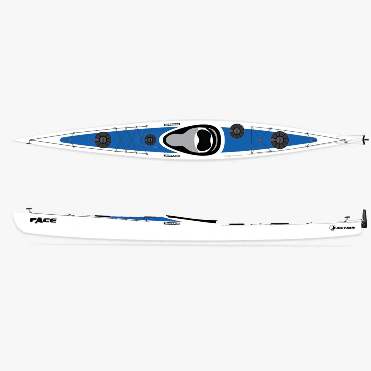Tiderace Pace Action kayak