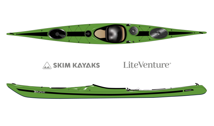 Skim Beaufort kayak