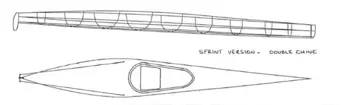 Boatcraft Pacific TK1 Racing Kayak - Sprint kayak